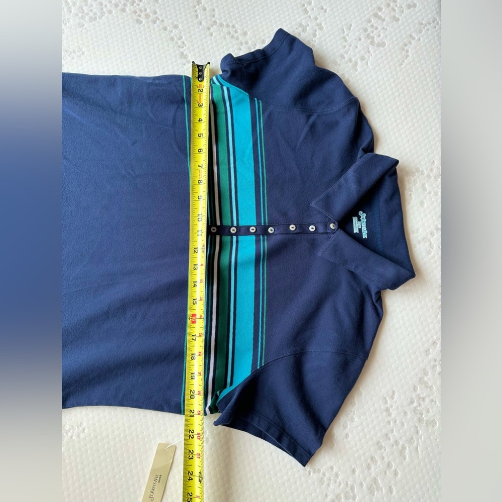 NWT St. John's Bay Women Polo Blue Shirt Size XL - Picture 4 of 8